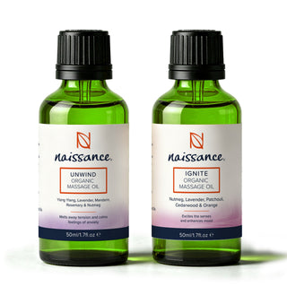 Ignite & Unwind Organic Massage Oil Set