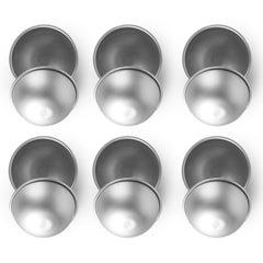 Metal Bath Bomb Mould Cups | Pack of 6