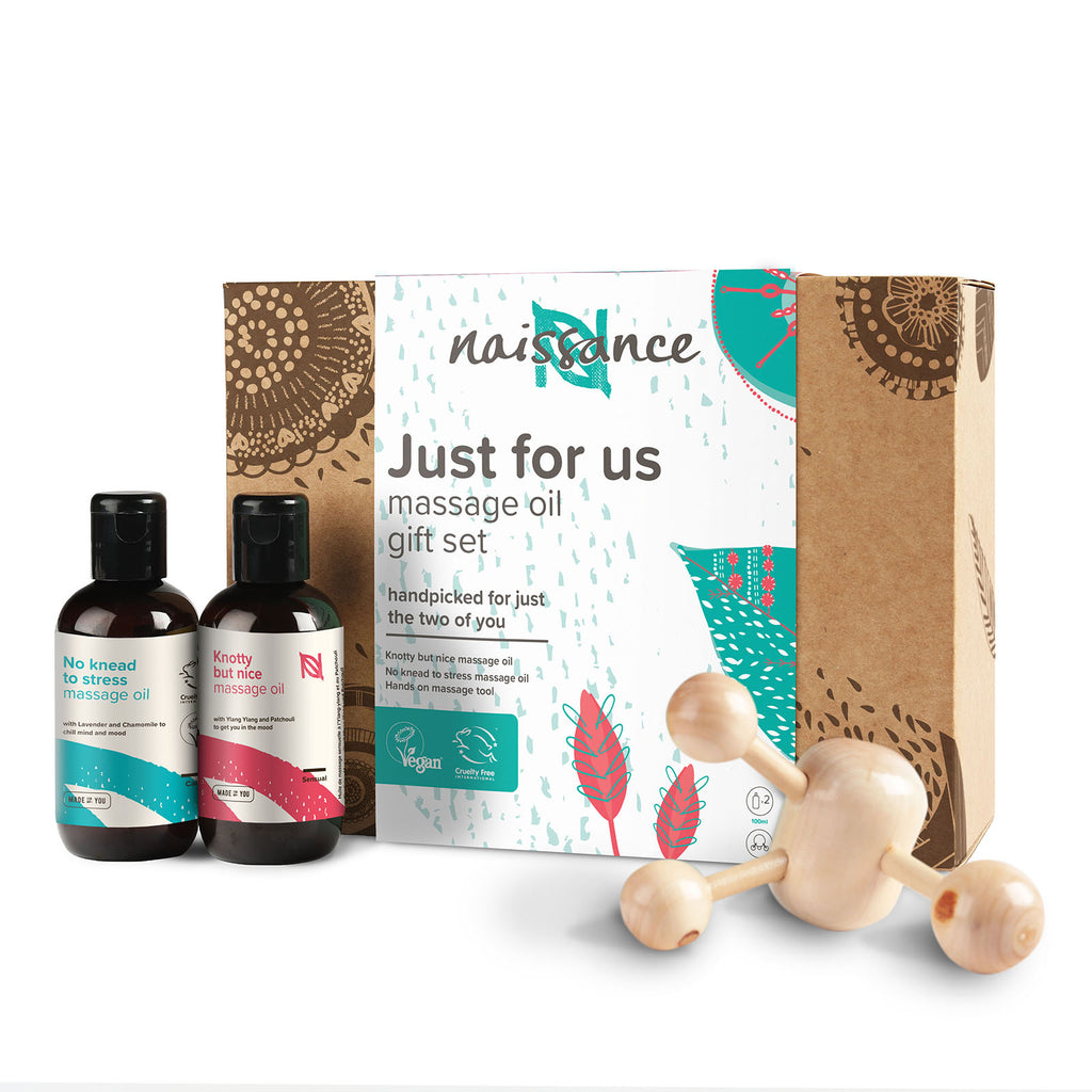 Just for Us massage oil giftset