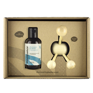 No Knead to Stress Massage Oil Gift Set
