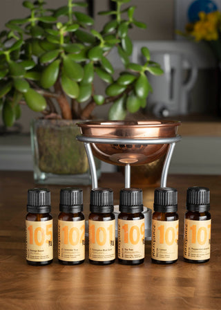 Aromatherapy burner diffuser for essential oils