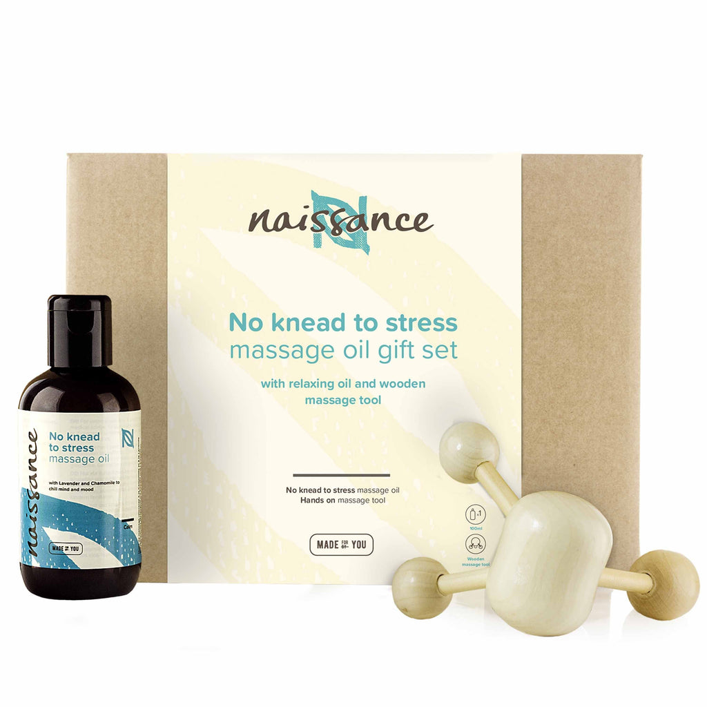 Naissance No Knead to Stress Relaxing Massage Oil Gift Set